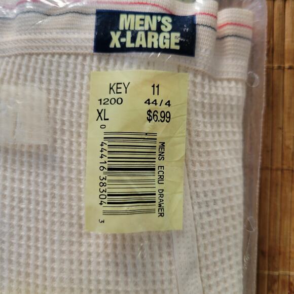 Vintage Northwest Territory Thermal Pants Men’s XL Ecru Heavyweight Cotton USA - Picture 3 of 6